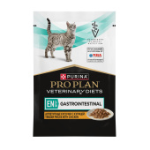 Purina Veterinary Diet Корм для кошек Gastrointestinal EN при расстройствах пищеварения, с курицей, Пауч, 85 г