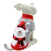 Triol Свитер "Белый мишка" серо-белый 