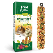 Triol Лакомство для грызунов с овощами (уп. 3 шт), 80г, Standard