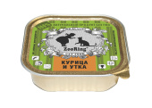 ZOORING Консервы для кошек паштет, Курица и утка 100 г