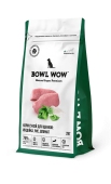 BOWL WOW Корм сухой для щенков мелких пород собак с индейкой, рисом и добавлением шпината, 2 кг