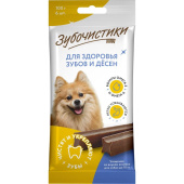 Деревенские лакомства Зубочистики Палочки жевательные для собак мелкий пород ягненок 100г