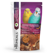 MIKIMEALS Корм для волнистых попугаев в период линьки 400 г 