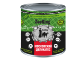 ZOORING Консервы для собак, Московский деликатес, 850 г