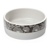 Triol Миска керамическая на силиконовой резинке "Ботаника", 0,85л