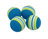 Чистый котик Игрушка для кошек Мячик полосатый 3,5 см