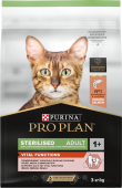 Pro Plan Sterilised VITAL FUNCTIONS сухой корм для стерилизованных кошек для поддержания функций почек, мозга и иммунитета с лососем,