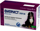 KRKA Фиприст Спот Он капли против клещей и блох для собак более 40 кг, 4,02 мл