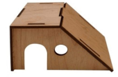 Ашера Г-1 Домик для грызунов с наклонной крышей (85*120*160) (фанера)