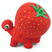 Triol Игрушка для собак из латекса "Черепашка с клубникой", 105мм