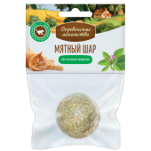 Деревенские лакомства игрушка для кошек Мятный шар