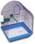 Зоомарк Клетка для птиц, 420 малая полукруглая комплект, 35*28*35 см
