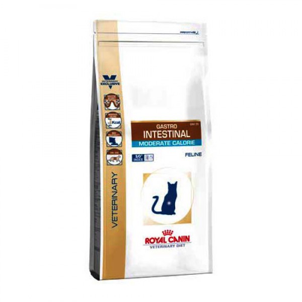 Royal Canin Gastro Intestinal Moderate Calorie GIM35, сухой корм для котов и кошек при нарушениях пищеварения, умеренно калорийный