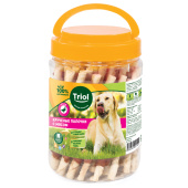  Крученые палочки с уткой для собак, 340г (банка)