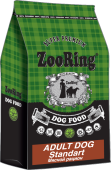 ZOORING ADULT DOG STANDART Сухой корм для взрослых собак средних и крупных пород Мясной рацион,