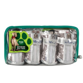 Triol Ботинки для собак "Лапки" серебряные,