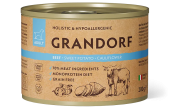 GRANDORF консервы для собак Паштет из говядины с бататом и цветной капустой 200 г
