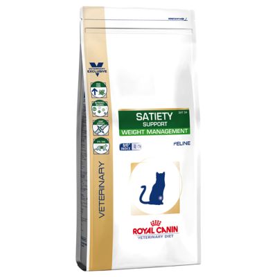 Royal Canin Satiety Support Weight Management SAT34, Лечебный сухой корм для кошек при ожирении, избыточном весе и диабете II типа, 1,5 кг