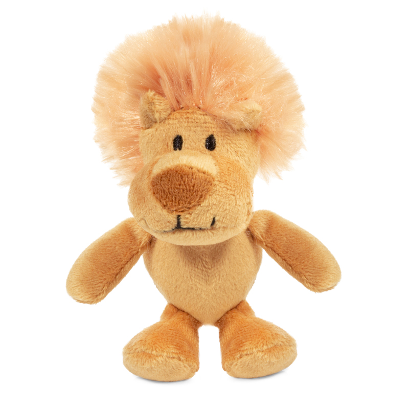 GiGwi Игрушка для собак Лев с пищалкой 13см, серия PLUSH FRIENDZ