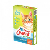 Астрафарм ОМЕГА NEO Мультивитаминное лакомство для кошек с морскими водорослями 90 таблеток