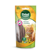 Triol Лакомство для кошек «Мягкая мясная соломка из утки», 40 г
