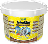 Tetra Min Корм для всех видов рыб, хлопья, 10 л