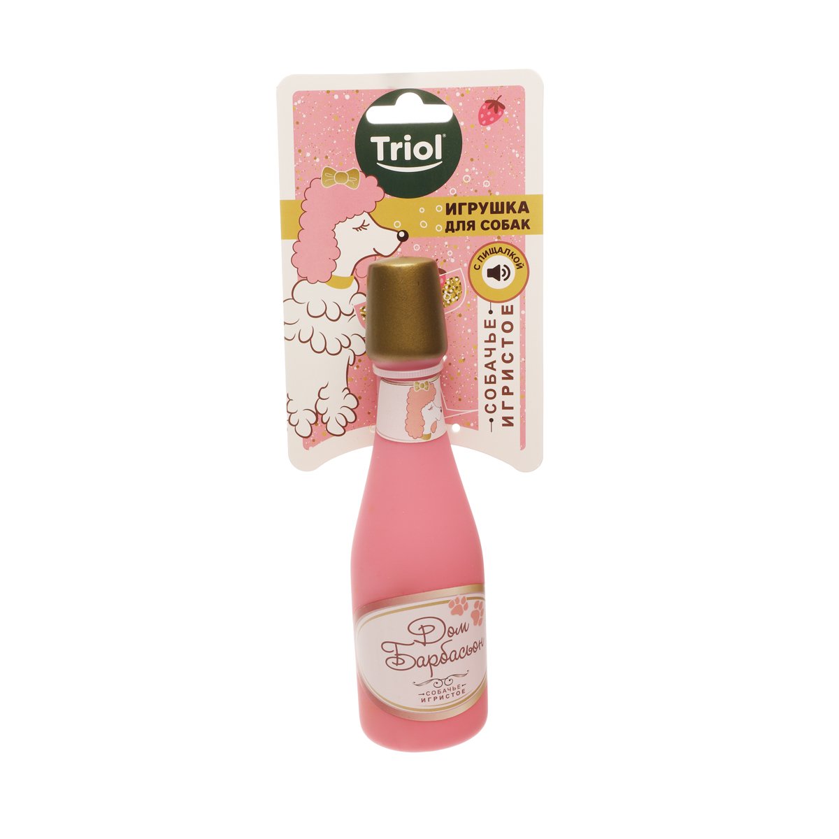Triol Игрушка для собак "Бутылка - Дом Барбасьон", 185мм