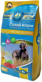 Верные друзья Сухой корм для собак, мясное ассорти,