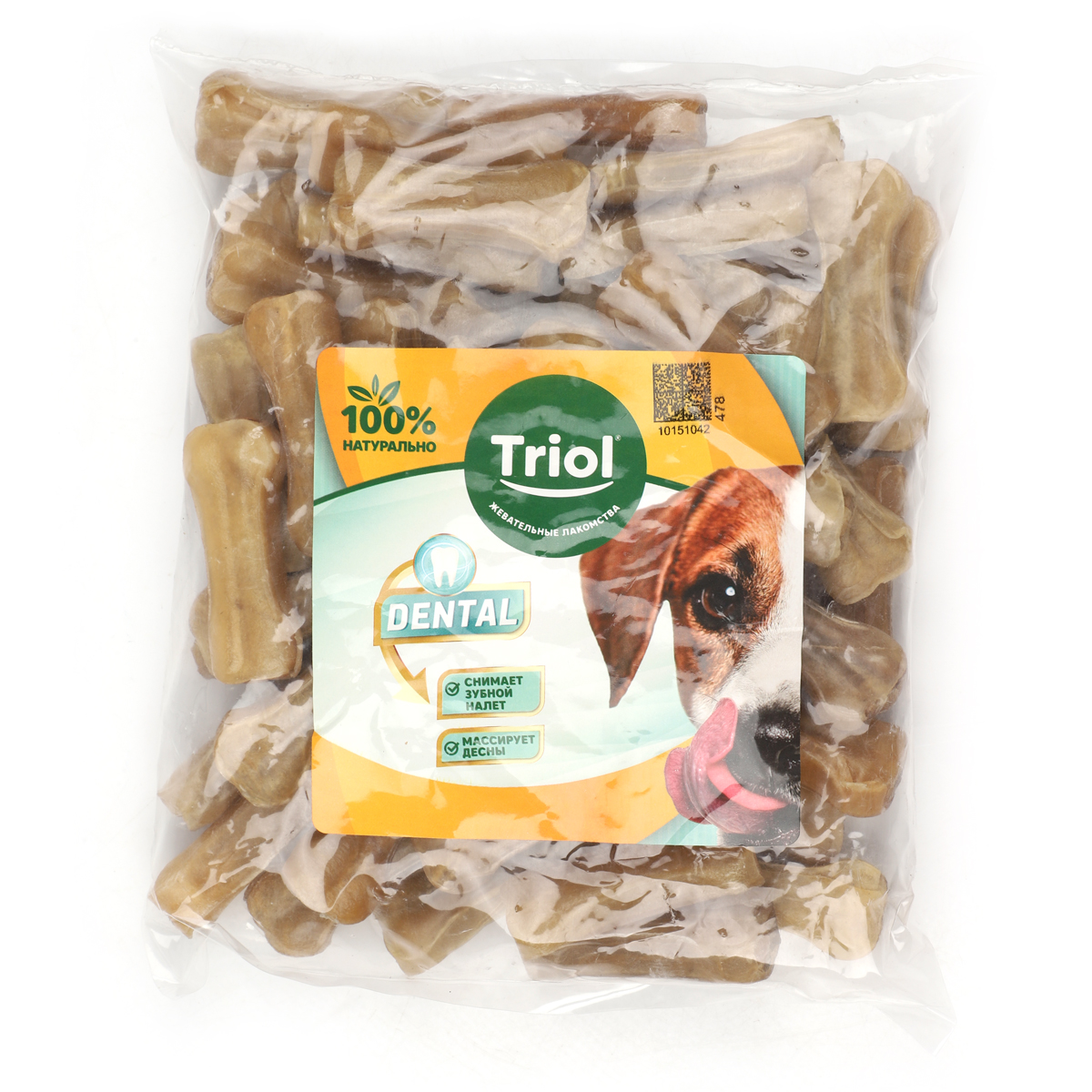 Triol Косточки жевательные, 5см (пакет 50шт.), серия DENTAL