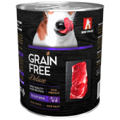 Зоогурман Grain Free, консервы для собак, Телятина, 350 г
