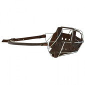 Зооник Намордник металл+кожа №2 бультерьер