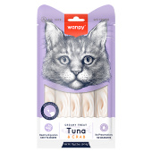 Wanpy Cat для кошек «нежное пюре» из тунца и краба 70 г