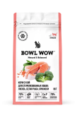 BOWL WOW Fresh Meat Корм сухой с лососем, белой рыбой и брокколи для стерилизованных кошек, 8 кг