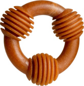 INDIGO Игрушка для собак "Тринити N 2М" с древесным волокном 8*8 см