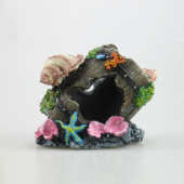 Китай Aquanimal Грот "Винная бочка" 12*9*9.5 см