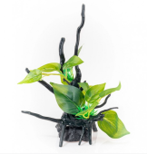 BARBUS Коряга с растениями 18*12*23 см DECOR 215