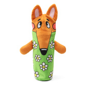 Triol Игрушка мягкая для собак "Лиса с бутылкой", 270мм