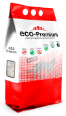 ECO Premium BLUE Наполнитель комкующийся древесный Без запаха 20 кг 55 л