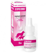 Топ-Вет Отоферонол капли для профилактики и лечения отитов у собак и кошек, 10 мл 