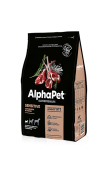 Альфа Пет Корм сухой для собак мелких пород с чувствительным пищеварением с Ягненком и рисом