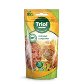 Triol Лакомство для кошек «Нежные сердечки из говядины с треской», 40 г