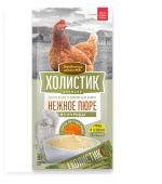 Деревенские лакомства Для кошкек Пюре из кур/икра летуч рыбы 4х10г