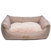 Gamma Лежанка прямоугольная "Миндаль" M, бежевая, 60*47*18 см