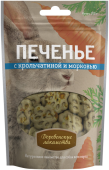 Деревенские лакомства Печенье с крольчатиной и морковью, 100 г