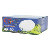 Aqua Reef Компрессор AR-02 двухканальный для аквариума, 4Вт, 2*2л/мин 