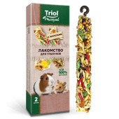 Triol Лакомство для грызунов с фруктами (уп.2шт.), 50г, Original
