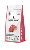 BOWL WOW Корм сухой для щенков средних пород собак с индейкой, ягненком, рисом и добавлением брусники, 5 кг