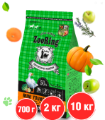 ZOORING MINI YOUNG DOG Сухой корм для молодых собак мини пород Утка и рис с брокколи с глюкозамином и хондроитином, 