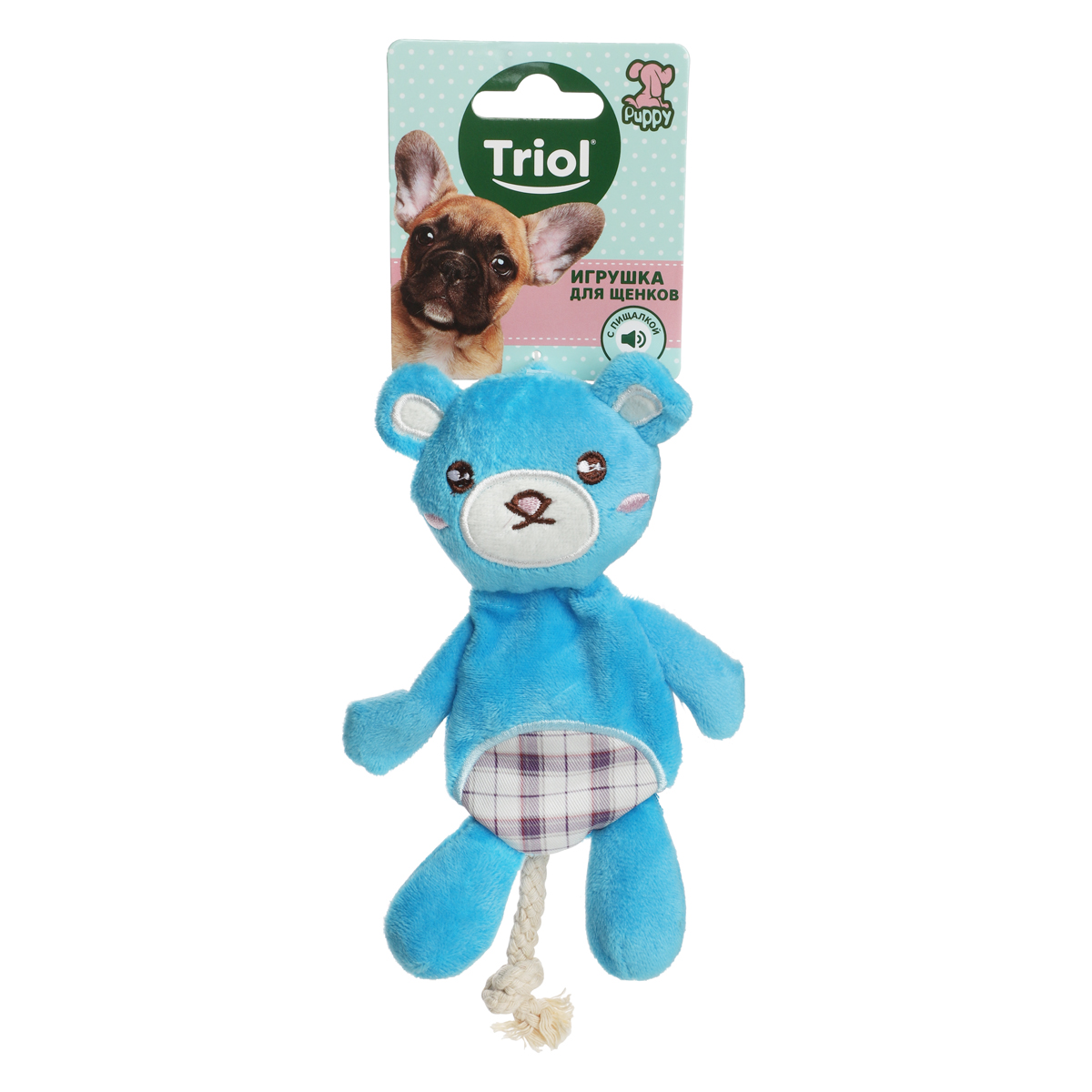 Triol Игрушка для щенков мягкая "Мишутка", 175мм, серия PUPPY