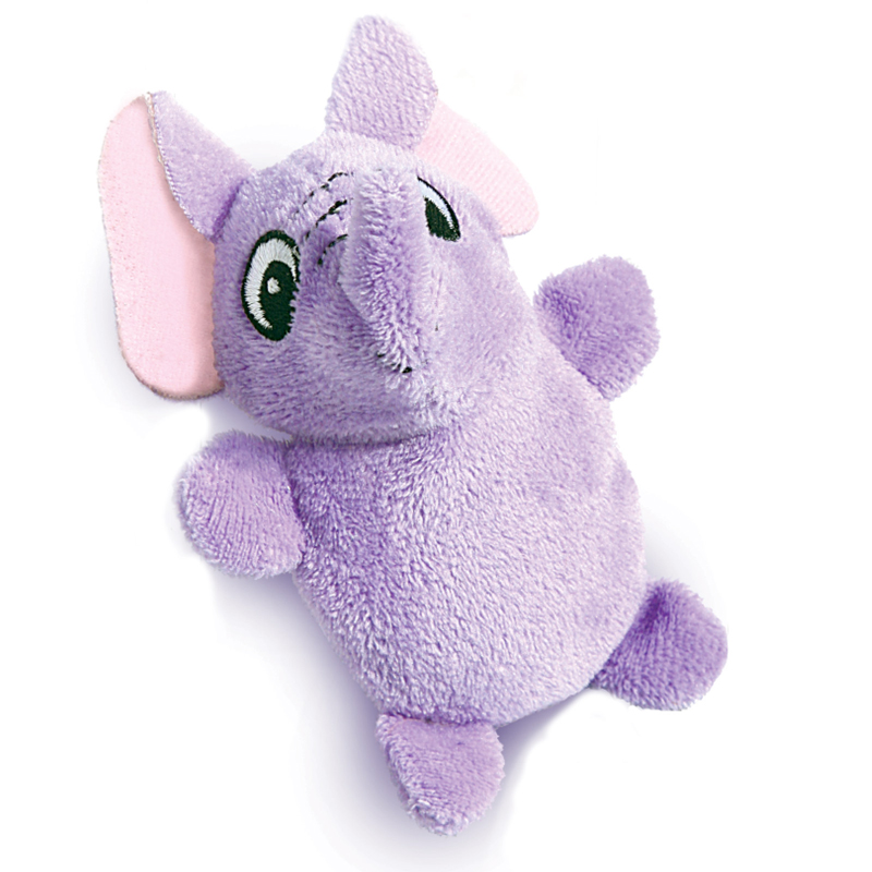 GiGwi Игрушка для собак Слон с пищалками 11см, серия PLUSH FRIENDZ